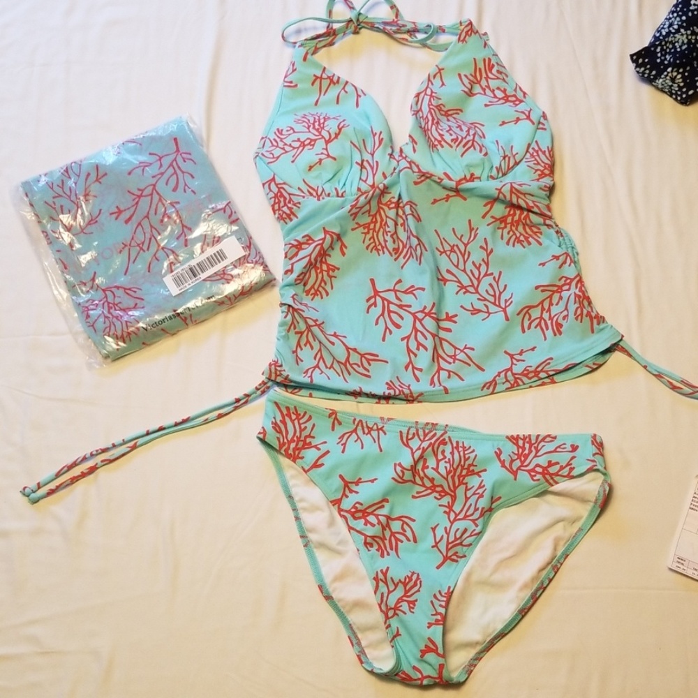 NWT Victoria Secret  Bathing Suit & Caftan